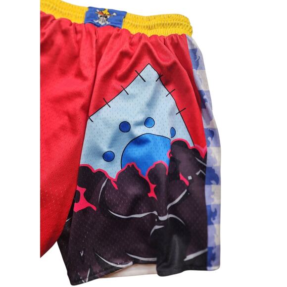 In The Lab Mens Small/Medium Basketball Shorts Graphic Print Mesh Activewear - Picture 13 of 16